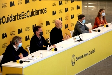 Larreta anunció más medidas de aperturas y reuniones sociales al aire libre