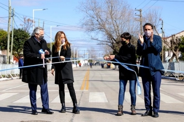 Alberto Fernández inauguró 100 obras en simultáneo para todo el país
