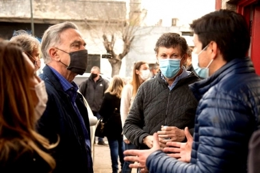 Pichetto visitó San Isidro y recorrió con Posse el centro de Boulogne