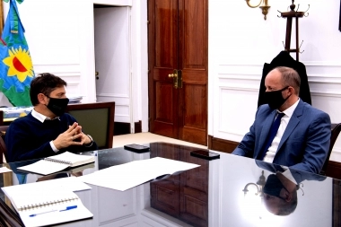 Kicillof se reunió con Insaurralde y diagramaron su plan de acción