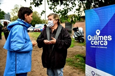 Mayra Mendoza celebró las 100 mil atenciones que se alcanzó con el “Quilmes Cerca”