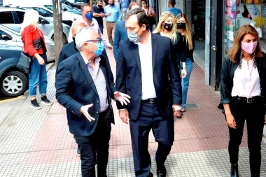 El Ministro Soria recorrió con Zamora Tigre y destacó el trabajo del Municipio