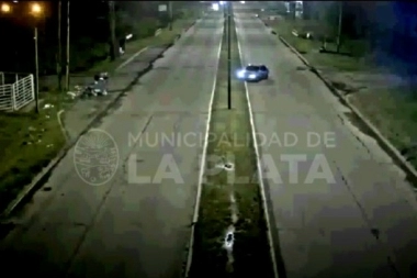 Video: manejó borracho y en contramano en una avenida de La Plata