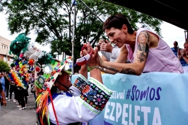 Mayra Mendoza participó de en los festejos del aniversario de Ezpeleta