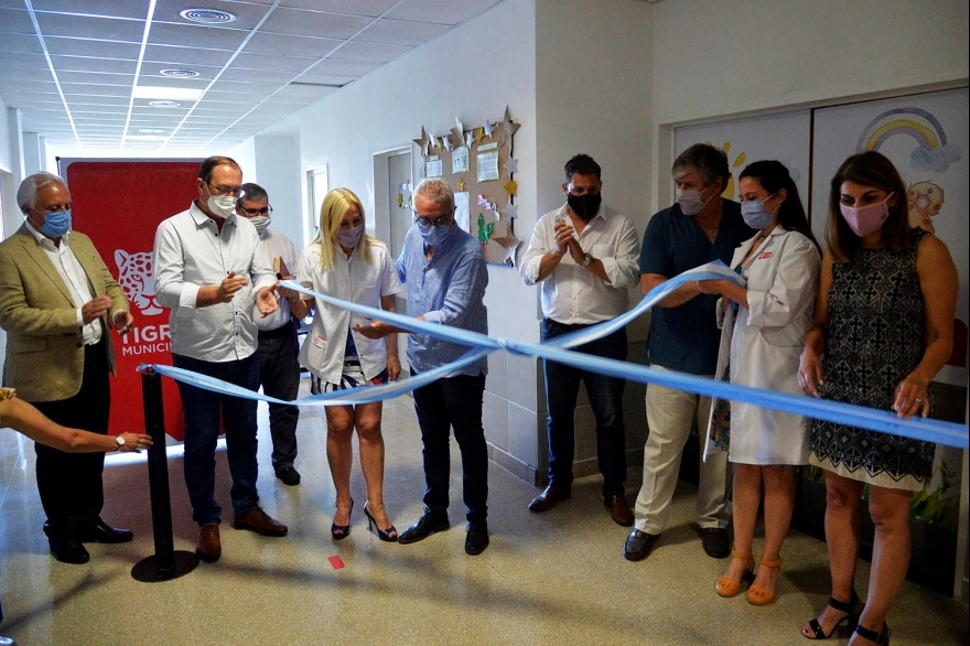 Zamora estuvo en la inauguración de Unidad de Terapia Intensiva Pediátrica