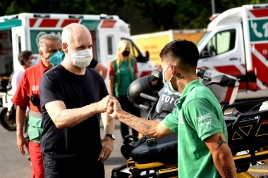 Larreta presentó 10 nuevos vehículos para la flota del SAME en CABA