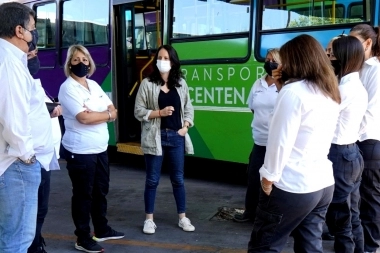 Vicente López: instalan cámaras en el Transporte del Bicentenario