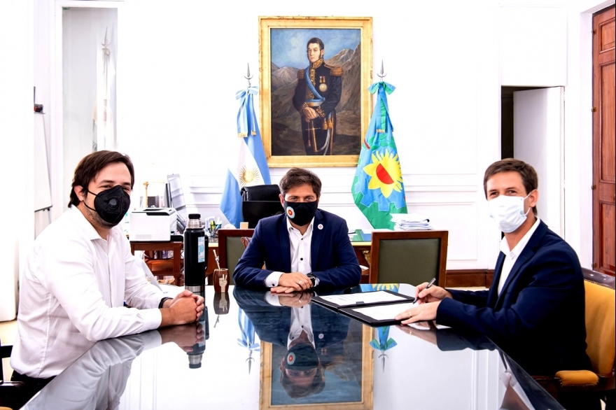Kicillof y Mantegazza y la provincialización del Hospital Ramón Carrillo de San Vicente