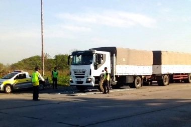 Pergamino: realizan controles vehiculares por tránsito pesado