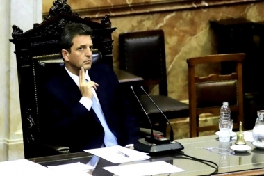 Massa habló antes de la sesión en Diputados por el acuerdo con el FMI