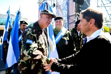 Kicillof encabezó acto y homenajes en Provincia por los 40 años de la Guerra de Malvinas