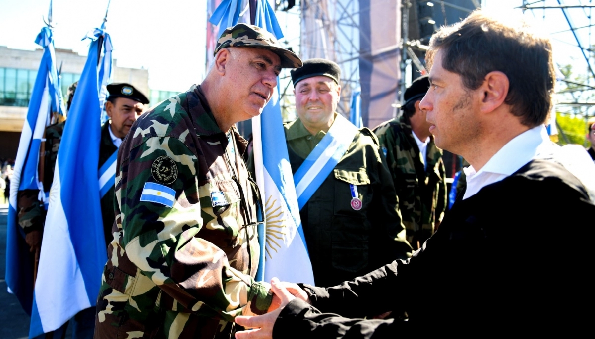 Kicillof encabezó acto y homenajes en Provincia por los 40 años de la Guerra de Malvinas