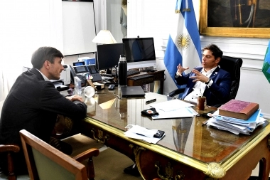 Kicillof y Ghi analizaron el avance de obras de infraestructura en Morón