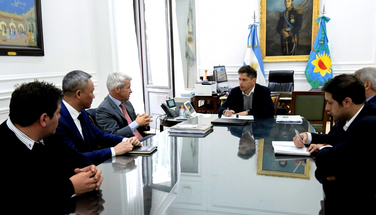 Día movido para Kicillof: reuniones con empresarios e inversores chinos