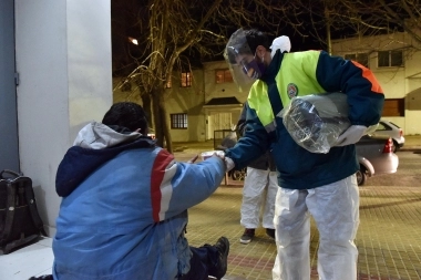 En La Plata desplegarán una linea de asistencia y paradores nocturnos ante la ola polar