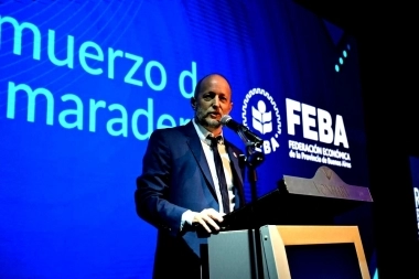 Insaurralde compartió almuerzo con empresarios bonaerenses en la Asamblea Anual de FEBA