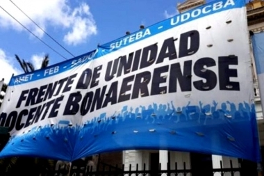 Docentes piden a Kicillof que se ejecute la cláusula de seguimiento y recuperación salarial