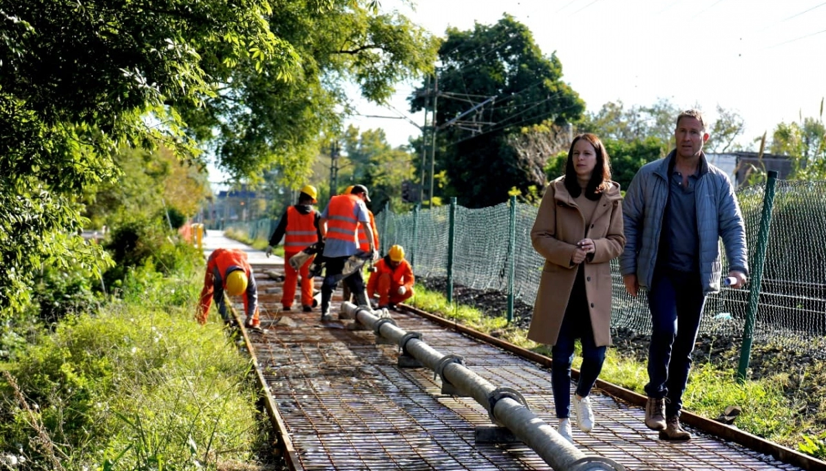 Soledad Martínez destacó las obras luminarias para “mejorar la vida de la gente”