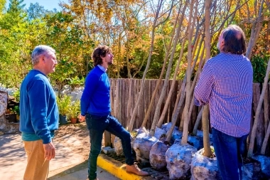 Con el foco en las “generaciones futuras”, Andreotti destacó la plantación de árboles