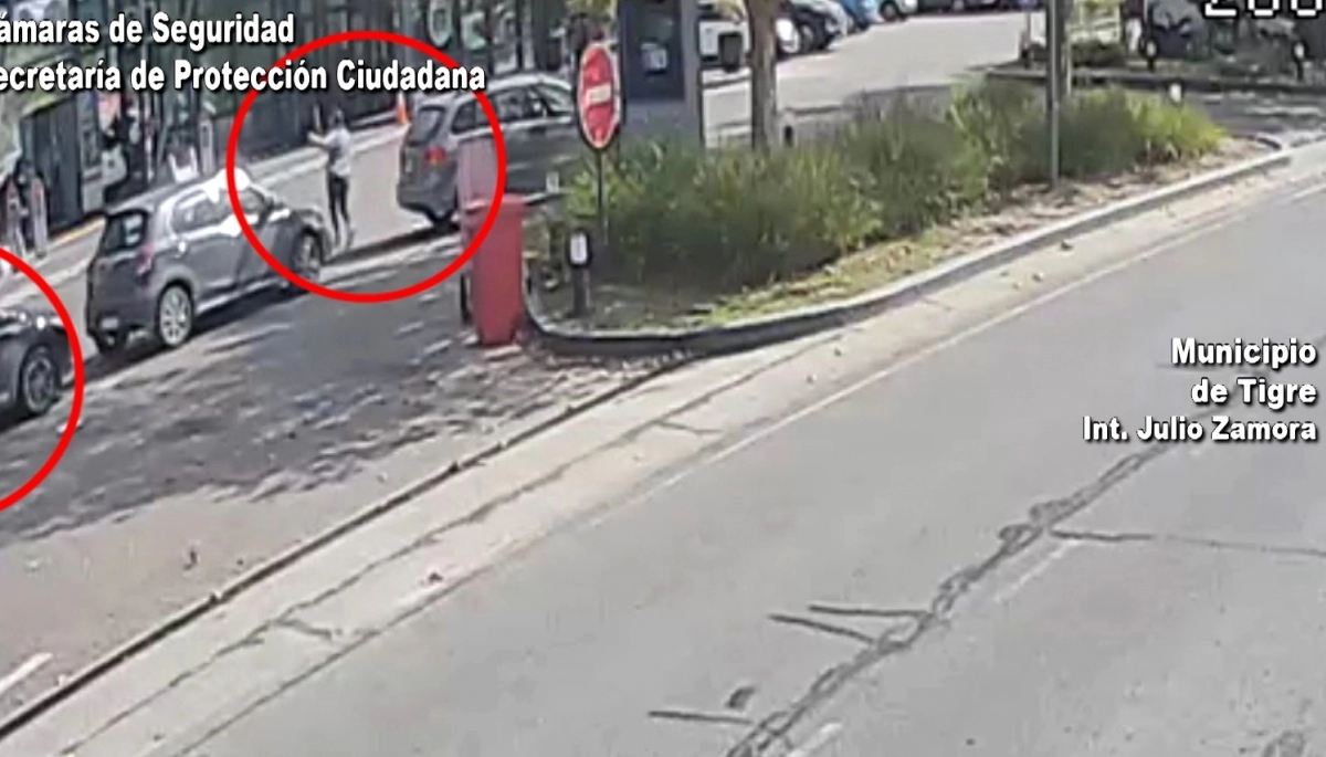 Video: tenían pedido de captura y los atraparon robando autos