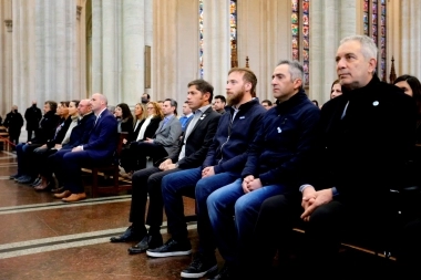 Kicillof y su Gabinete participaron del Tedeum de La Plata: Garro no asistió