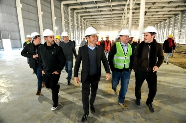 Kicillof con agenda variada en Baradero: visita a obras, zona industrial y Casa de la Provincia