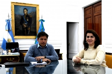 Con agenda en el distrito, Kicillof recibió en La Plata a la intendenta de Moreno