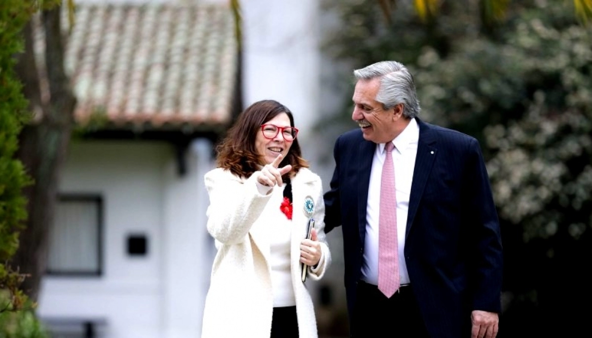 La foto del día: primera reunión entre Alberto Fernández y Batakis
