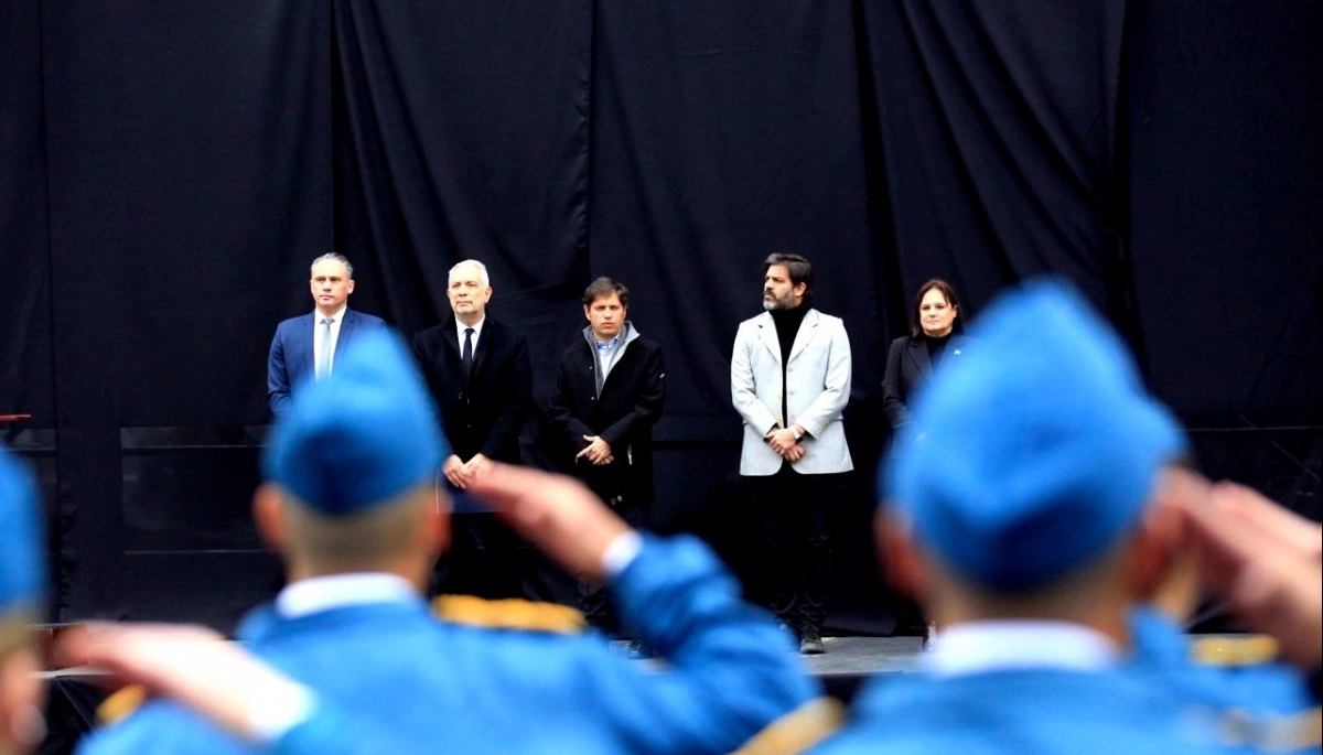 Abucheos y silbidos en un acto de Kicillof en el Estadio Único de La Plata