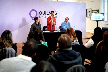 Mayra Mendoza presentó para Quilmes el programa “salud escolar”