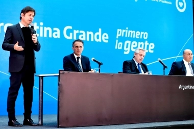 Obras para Provincia: Kicillof destacó la construcción del camino a Ensenada