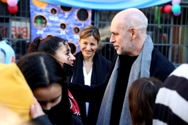 Programa “Escuelas de Invierno”: Larreta y Acuña recorrieron la Escuela Primaria n°9 de Balvanera