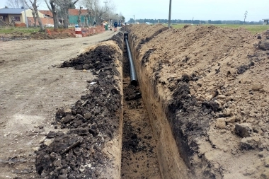 Comenzó la obra del acueducto en Mar Chiquita