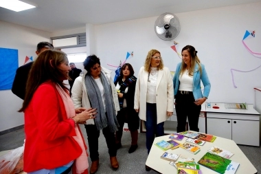 Con Garro y Tolosa Paz presentes, Provincia reinauguró un jardín en City Bell