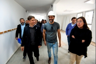 Kicillof inauguró una interconexión energética: “Va a cambiar la calidad de vida de la región”