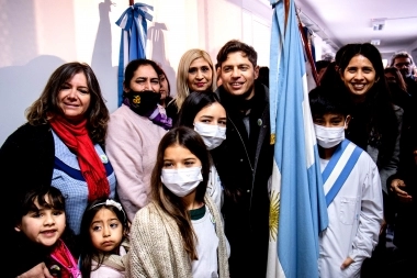 Avance para la educación de Escobar: Kicillof inauguró un edificio para una secundaria