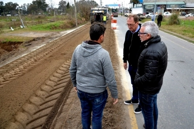 En miras de mejorar la circulación, Zamora supervisó la repavimentación del Nuevo Delta