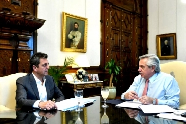 Primer día de gestión: Massa se reunió con Alberto en Casa Rosada