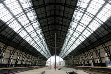 Así quedó el nuevo techo de la Estación de Trenes de La Plata