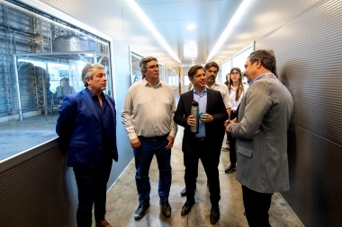 En suelo opositor: Kicillof inauguró una provisión de gas natural en Pergamino