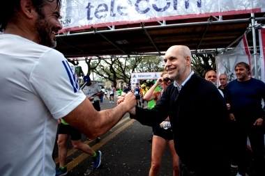 Larreta entregó los premios de la Maratón Internacional de Buenos Aires