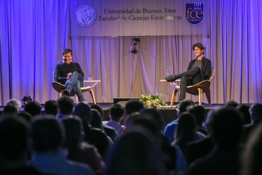 Manes y Lousteau hablaron del rol del Estado en un encuentro con jóvenes