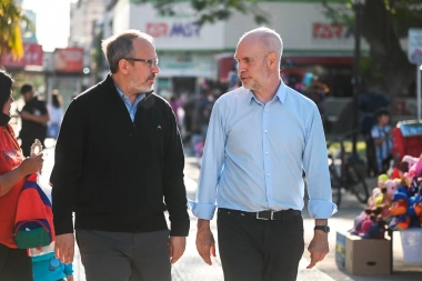 Larreta y Valenzuela visitaron Corrientes junto al gobernador Valdéz