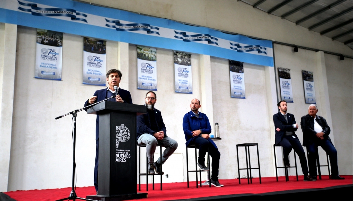 Kicillof presentó subsidios a 200 cooperativas eléctricas para combatir la crisis energética