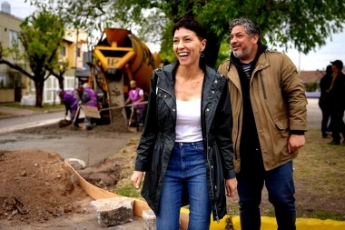 Mayra Mendoza supervisó obras públicas en el Museo Histórico del Transporte de Quilmes