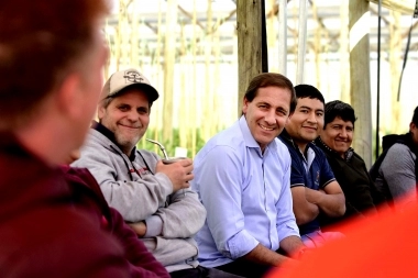 Garro se reunió con productores locales y destacó el cordón productivo “más grande del país”
