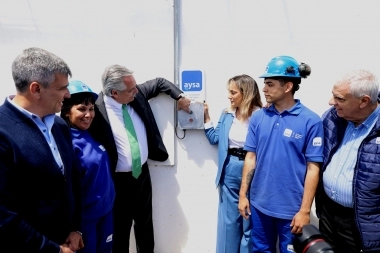 Alberto Fernández inauguró obras en Hurlingham y contó su sugerencia a Massa