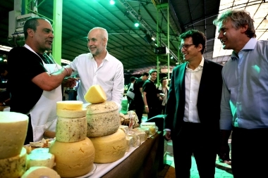 Larreta visitó la primera edición del MAPPA en el barrio de Colegiales