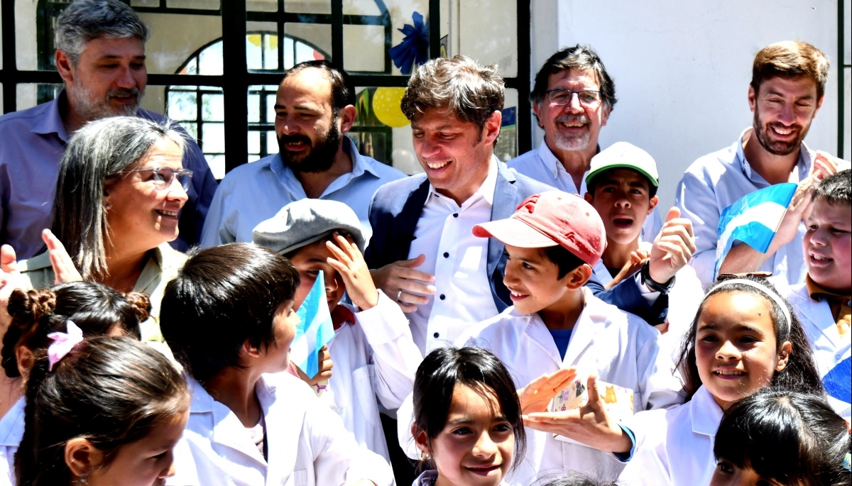 Con foco en la educación rural, Kicillof inauguró un jardín de infantes en Mercedes