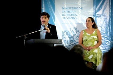 Kicillof presentó el programa educativo en cárceles y habló del “retroceso” en el gobierno de Vidal